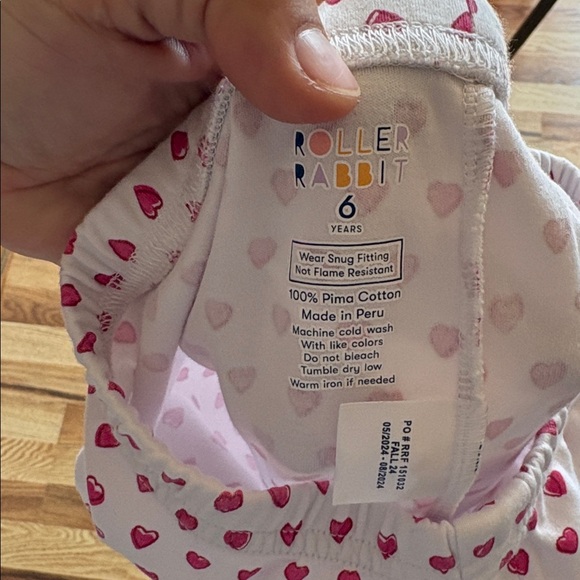 Roller Rabbit Heart Pajama Set - Picture 7 of 9